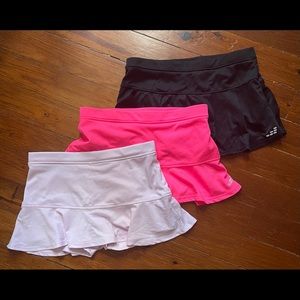Set of Girls BCG Tennis Skirts